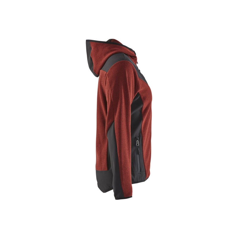 Gebreid damesjack met softshell