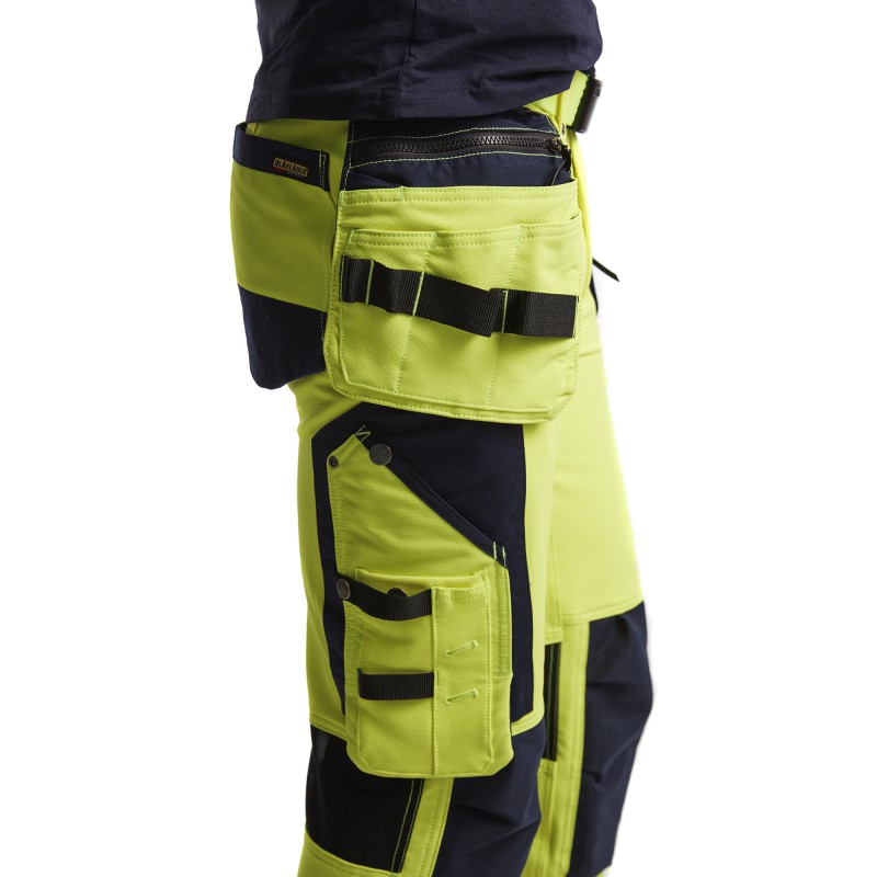 High Vis werkbroek met 4-weg stretch