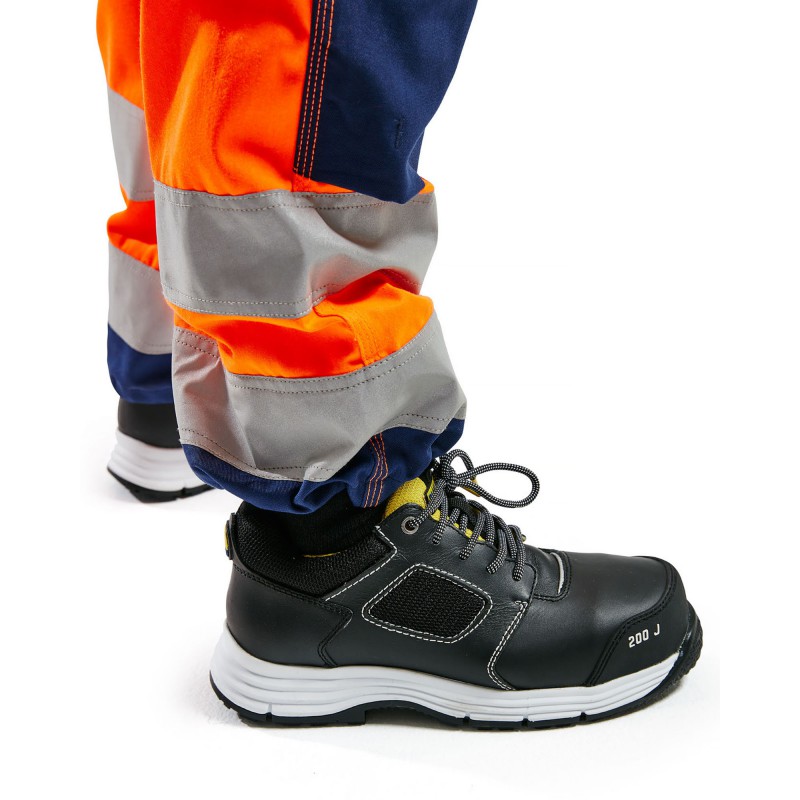 Dames werkbroek High Vis met spijkerzakken