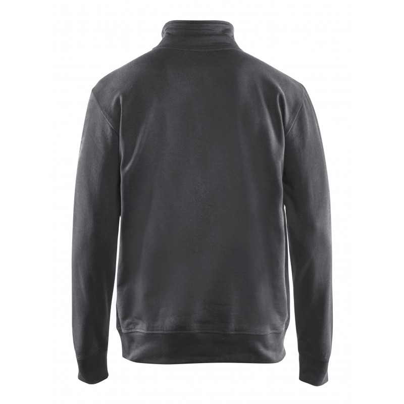 Sweatshirt met halve rits Sweatshirt met halve rits