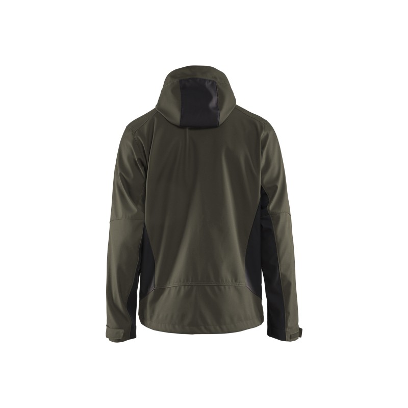 Softshell jack met capuchon