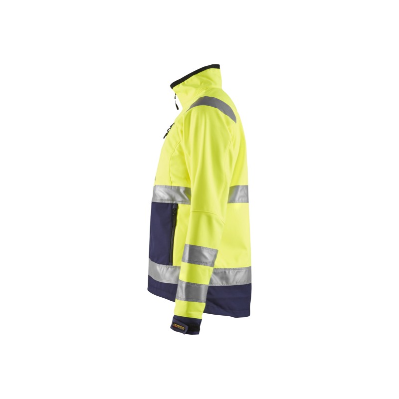 Dames Softshell jack High Vis
