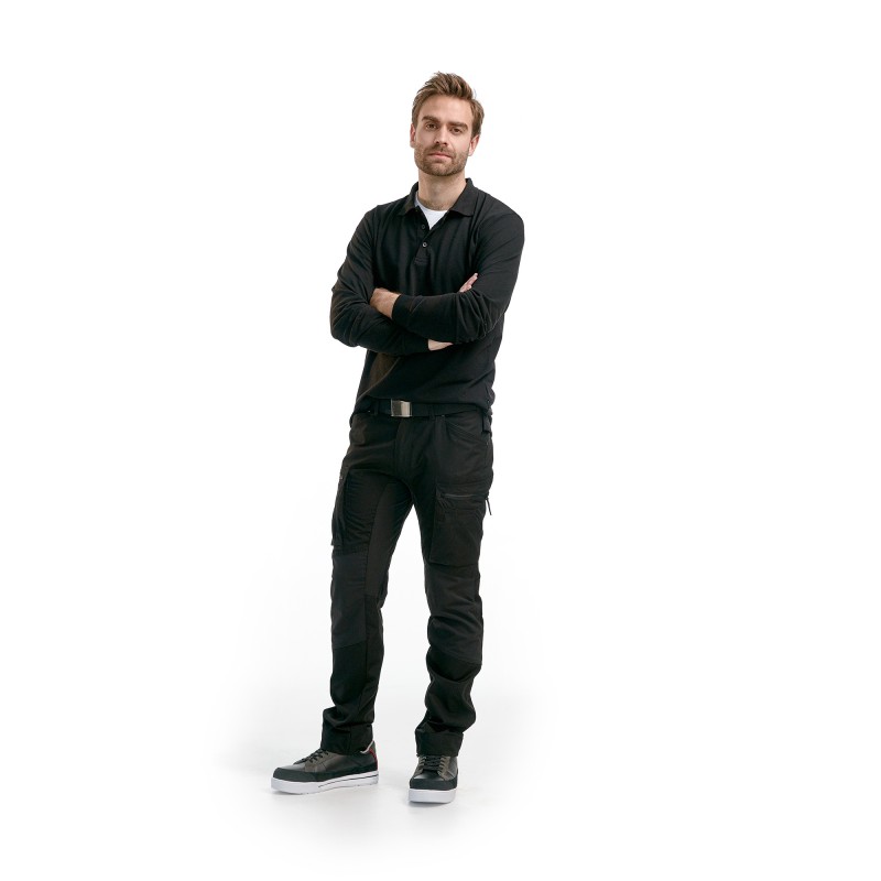 Poloshirt lange mouw