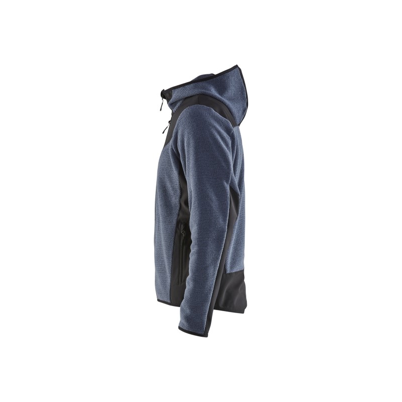 Gebreid jack met softshell