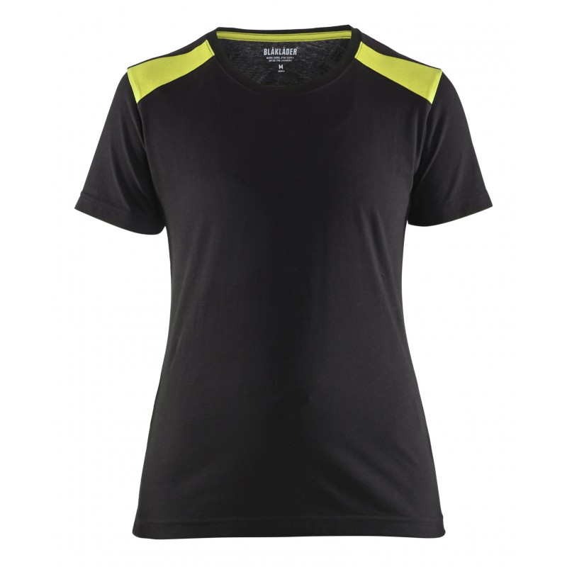 Dames T-shirt bi-colour Dames T-shirt bi-colour