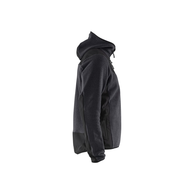 Gebreid jack met softshell