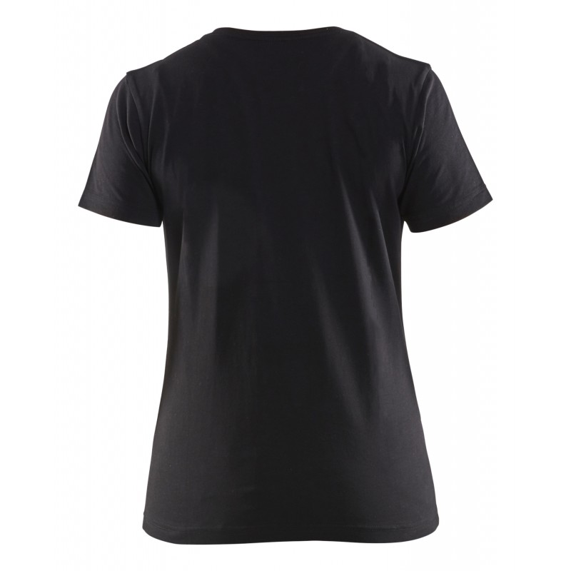 Dames T-shirt bi-colour Dames T-shirt bi-colour