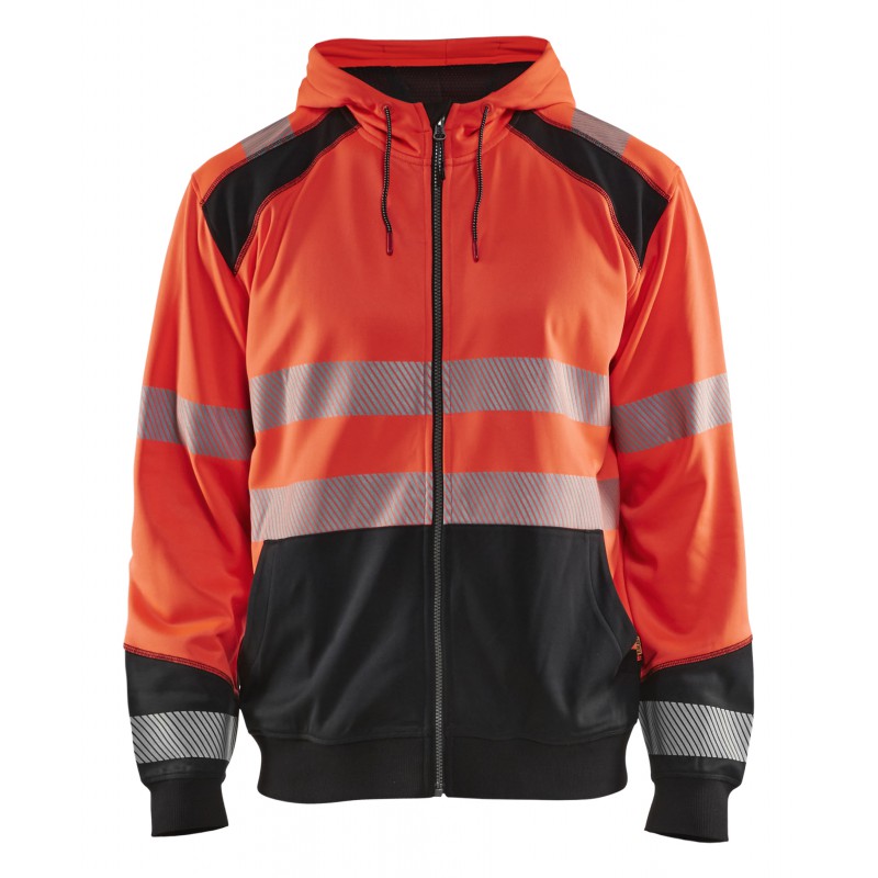 Hooded sweatshirt High Vis