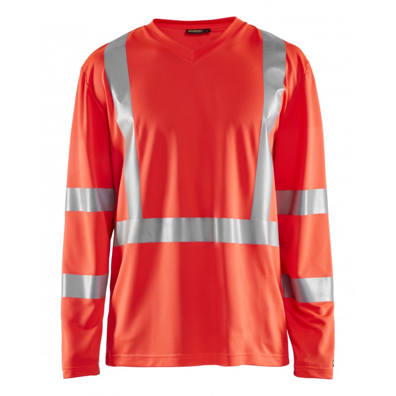 UV-T-shirt lange mouw High Vis