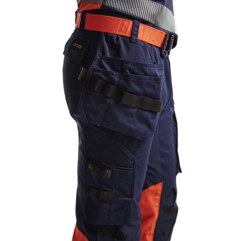 High Vis werkbroek met stretch