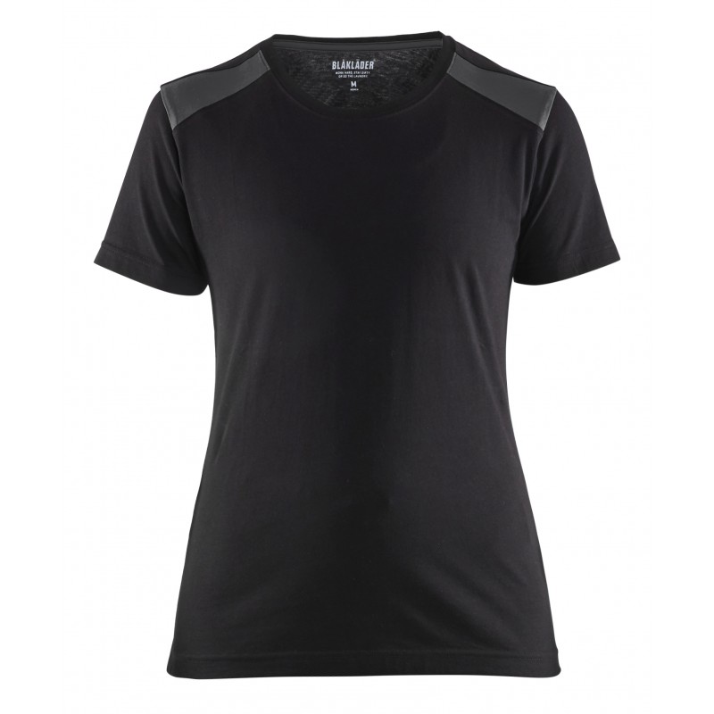 Dames T-shirt bi-colour Dames T-shirt bi-colour