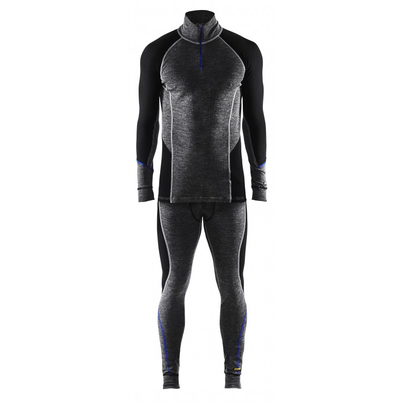 Onderhemd Merino met rits WARM