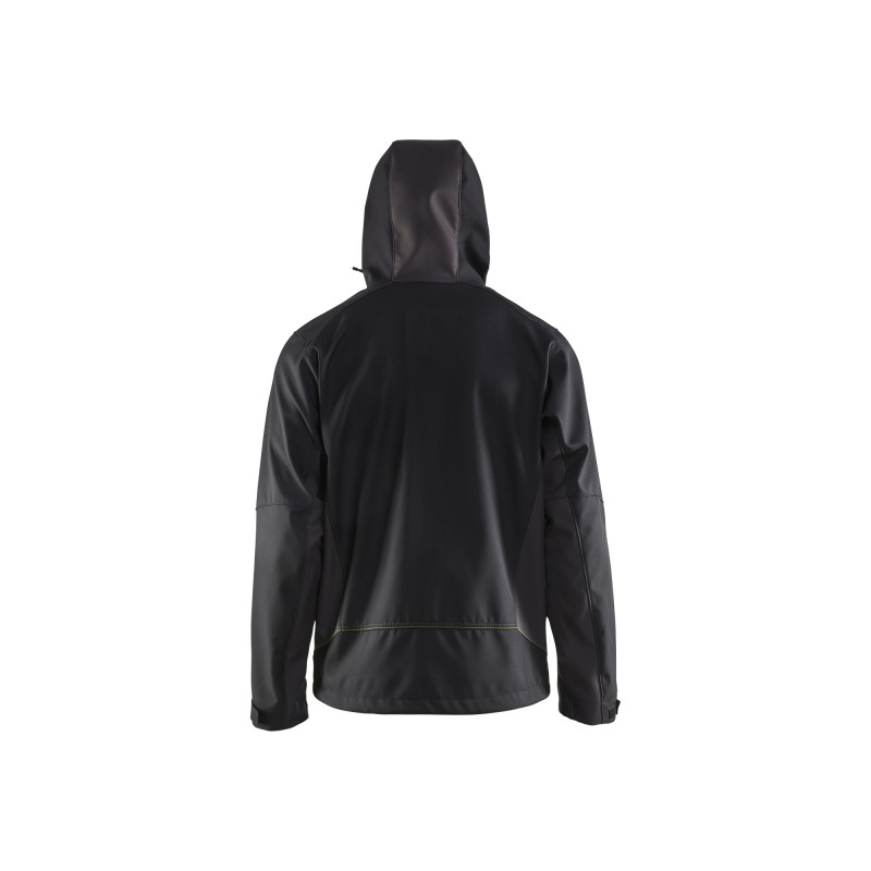 Softshell jack met capuchon
