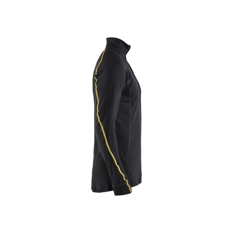 FR Onderhemd zip-neck 78% merino