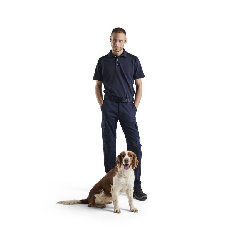 Industrie werkbroek stretch met kniezakken