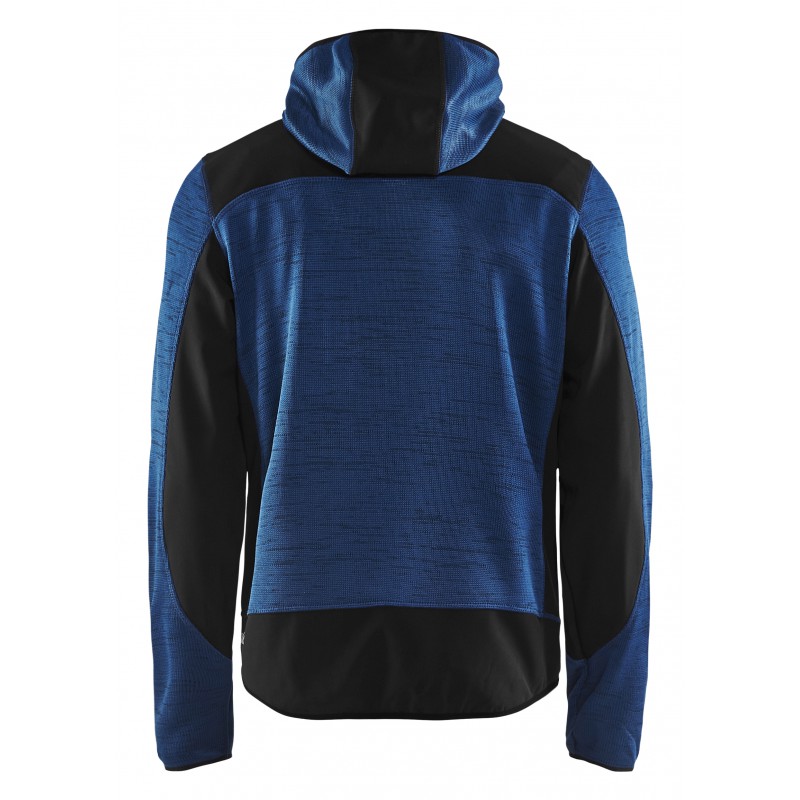 Gebreid vest met softshell