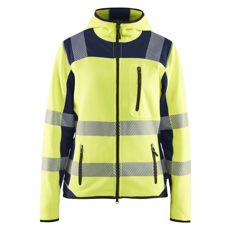 Dames High Vis gebreid vest