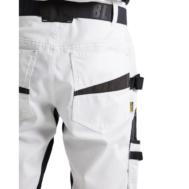 Schildersshorts met stretch