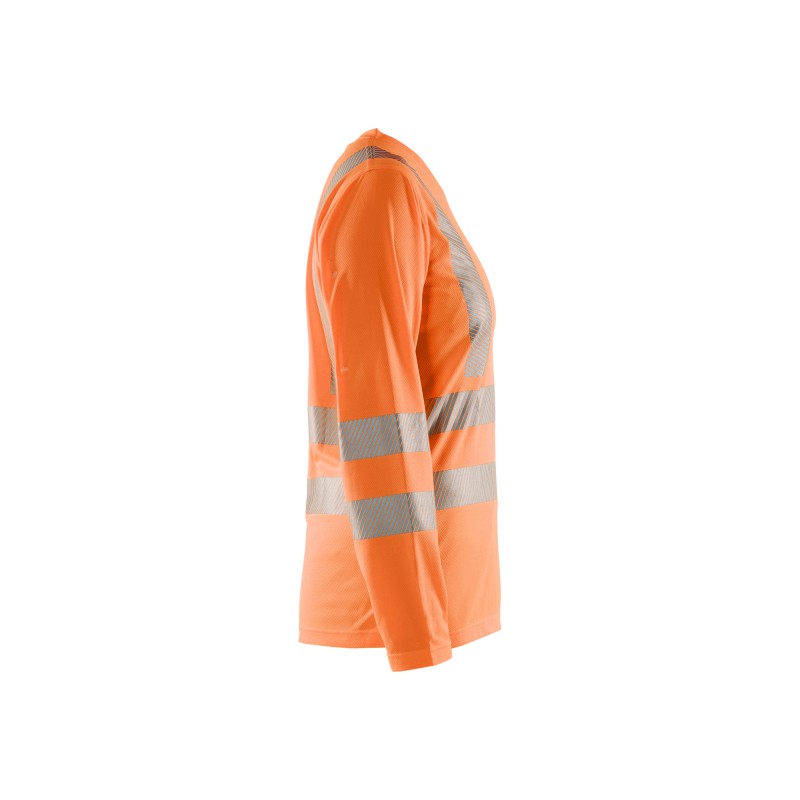 Dames T-shirt lange mouw High Vis