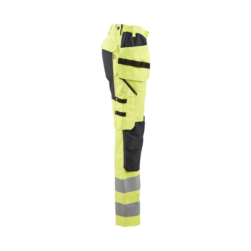 Dames werkbroek High Vis met stretch