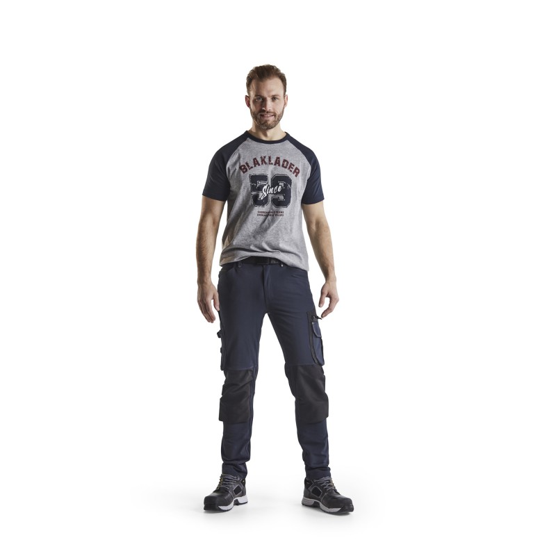 Werkbroek 4-weg stretch X1900 zonder spijkerzakken