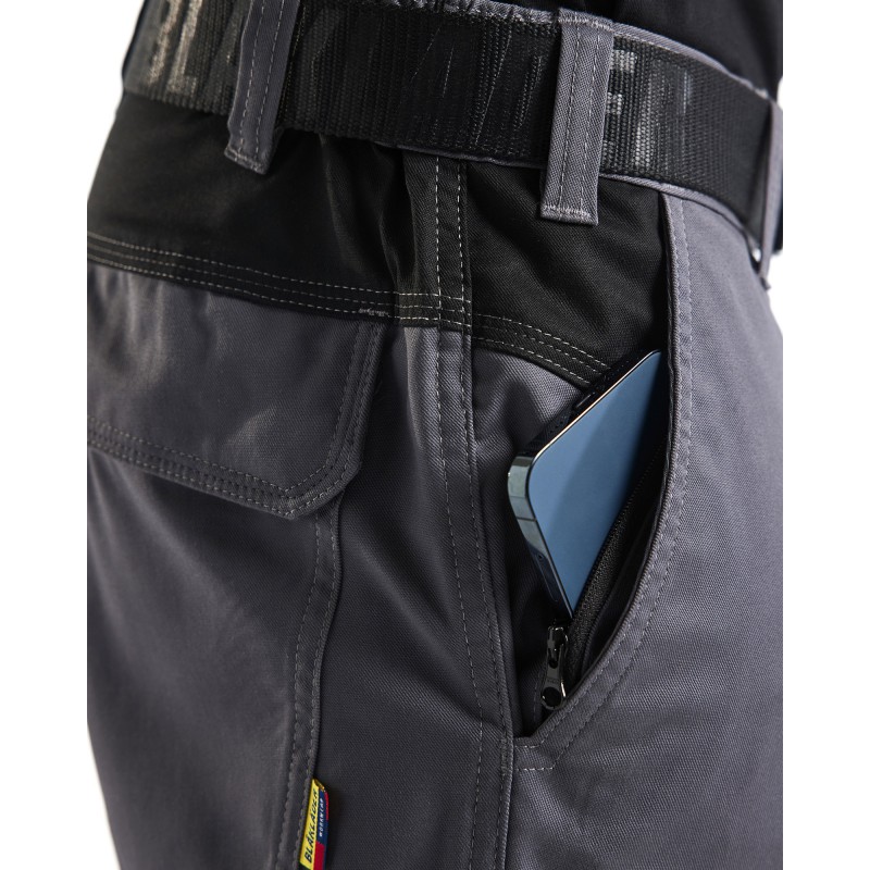 Industrie werkbroek stretch met kniezakken