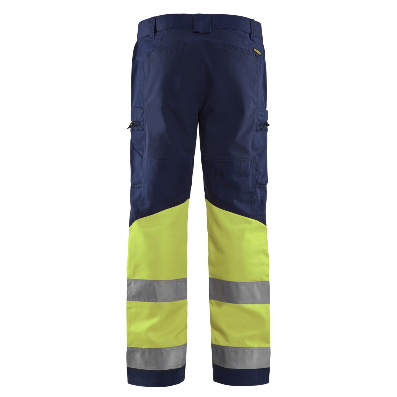 Werkbroek met stretch High Vis