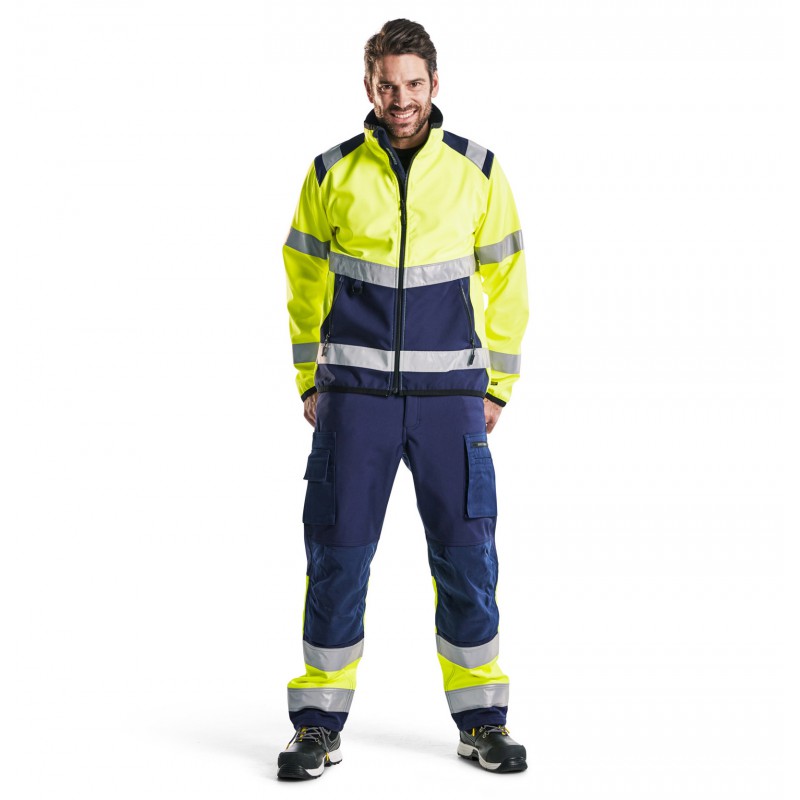 Softshell werkbroek High Vis