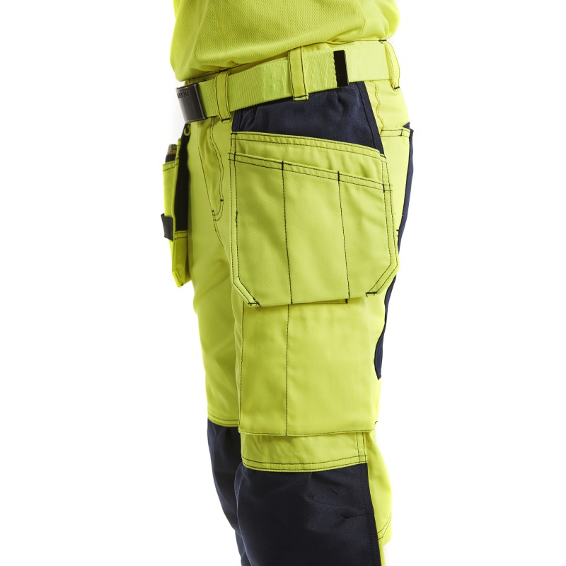Dames werkbroek High Vis met stretch