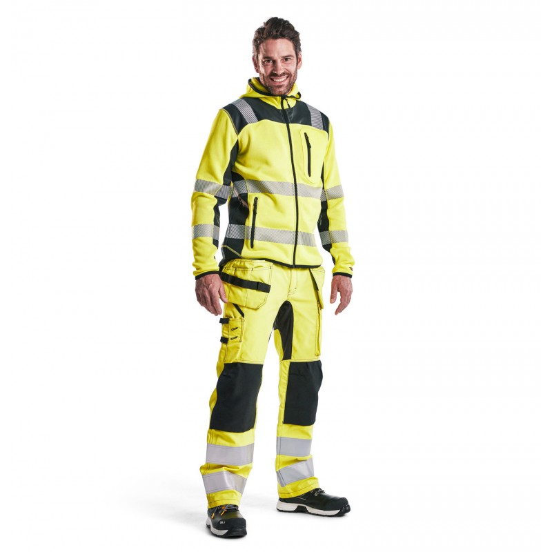 Werkbroek met stretch High Vis