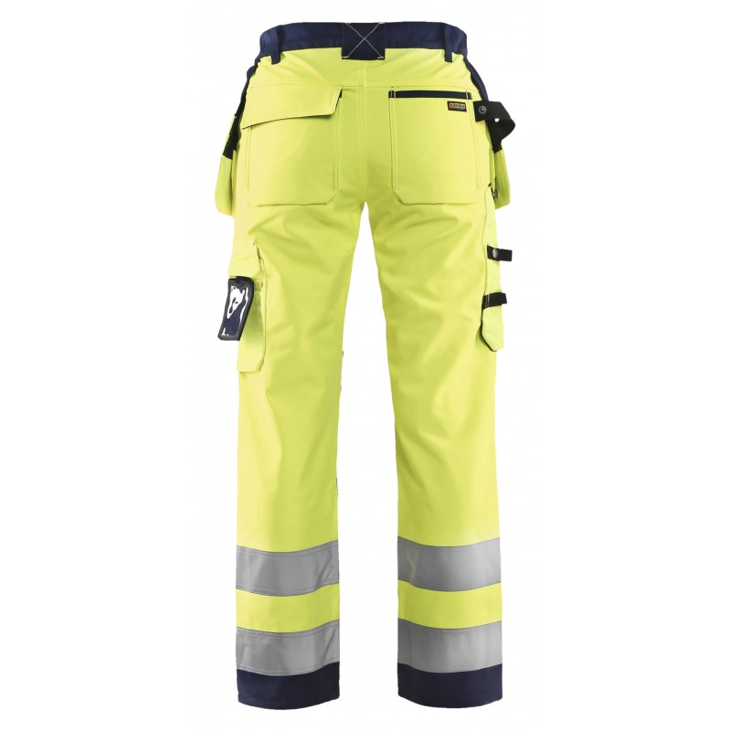 Dames Softshell werkbroek High Vis