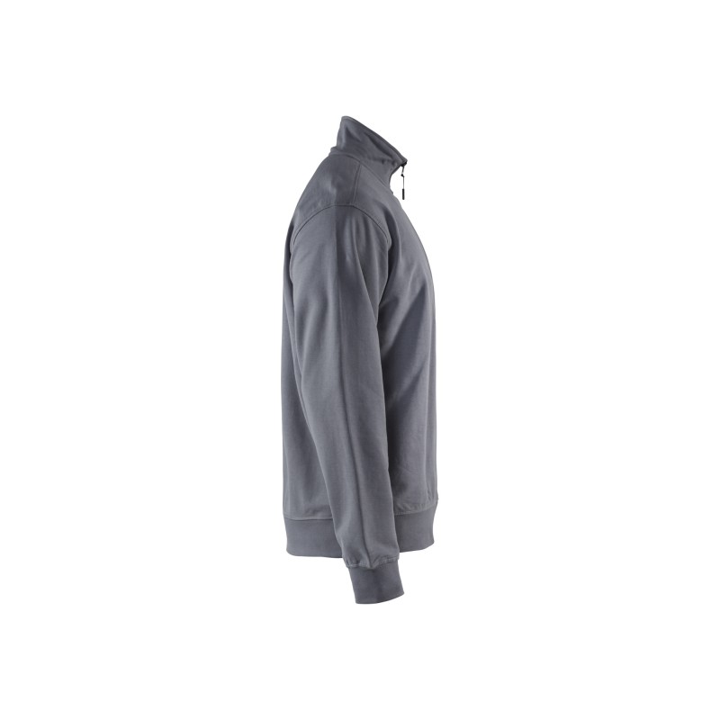 Sweatshirt met halve rits Sweatshirt met halve rits