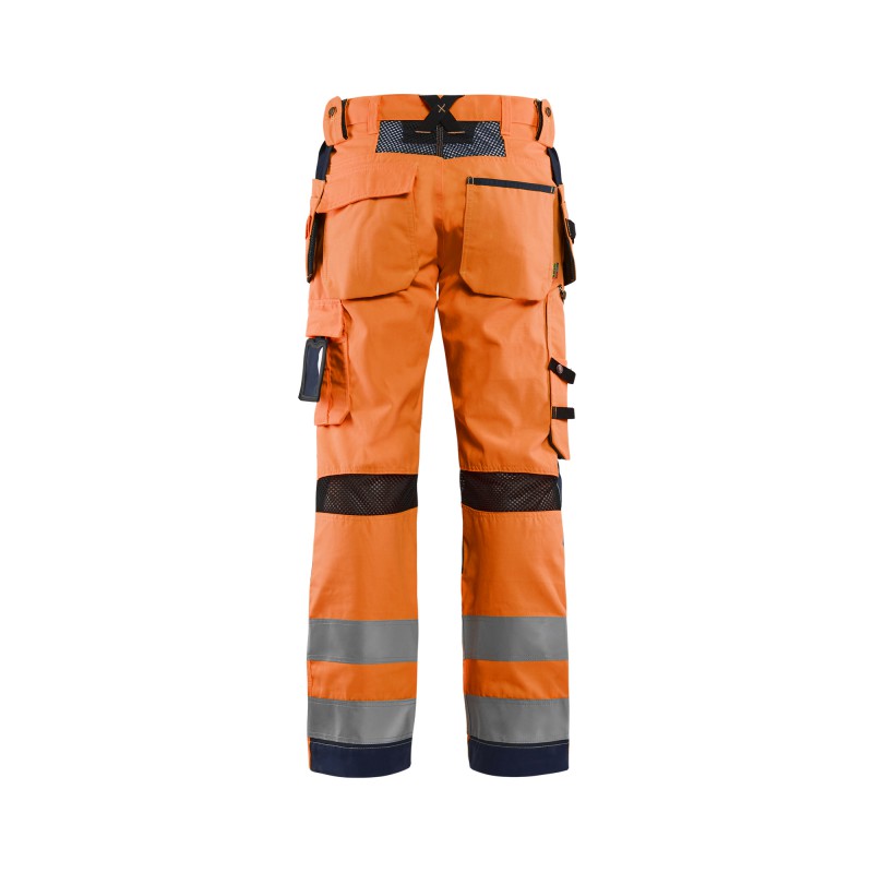 Werkbroek High Vis met ventilatie