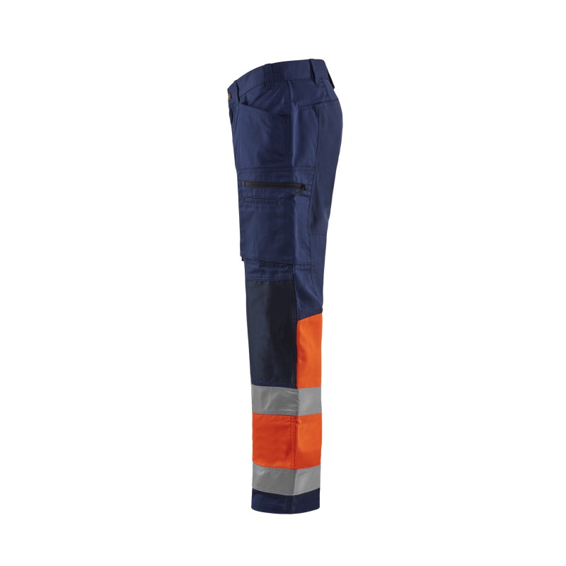 Werkbroek met stretch High Vis