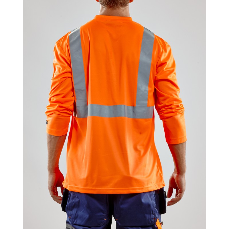 UV-T-shirt lange mouw High Vis