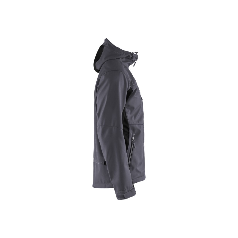 Softshell jack met capuchon