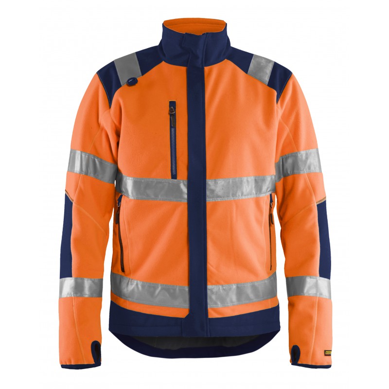 Winddicht Fleecejack High Vis