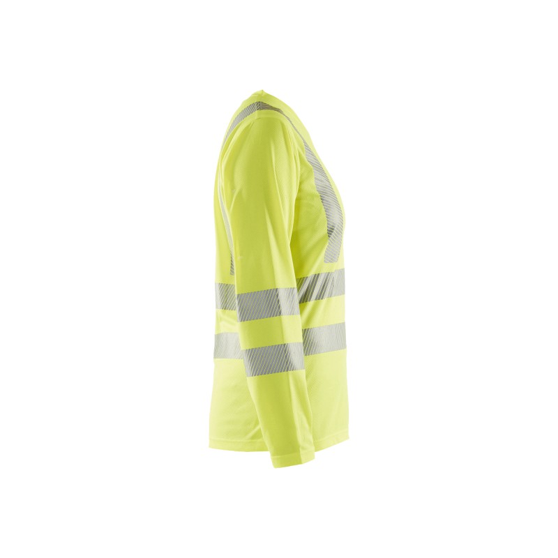 Dames T-shirt lange mouw High Vis