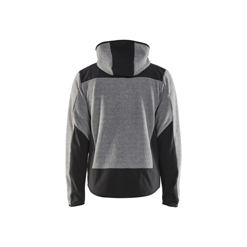 Gebreid jack met softshell