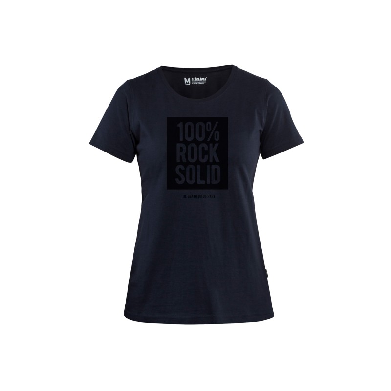 Dames T-shirt Limited "Rock Solid"