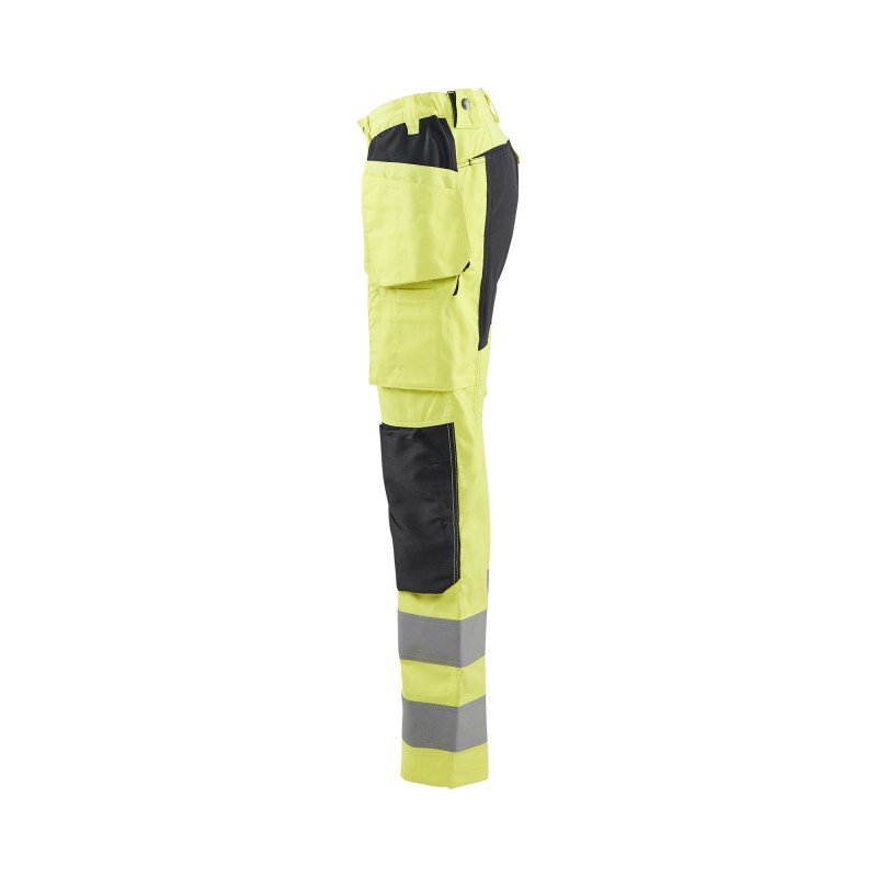 Dames werkbroek High Vis met stretch