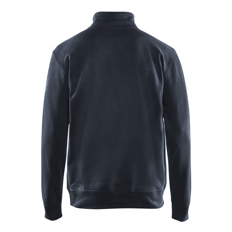 Sweatshirt met halve rits Sweatshirt met halve rits