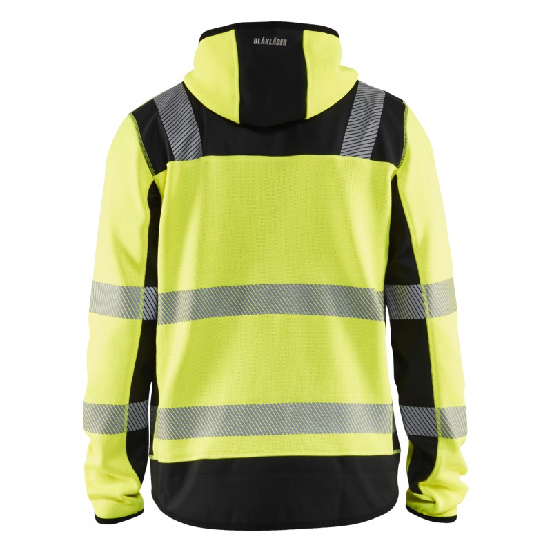 Gebreid vest met capuchon High Vis