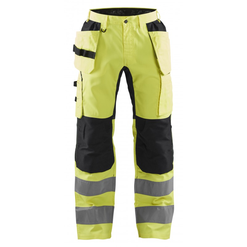 Werkbroek met stretch High Vis