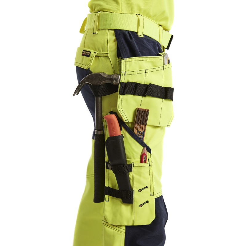 Dames werkbroek High Vis met stretch