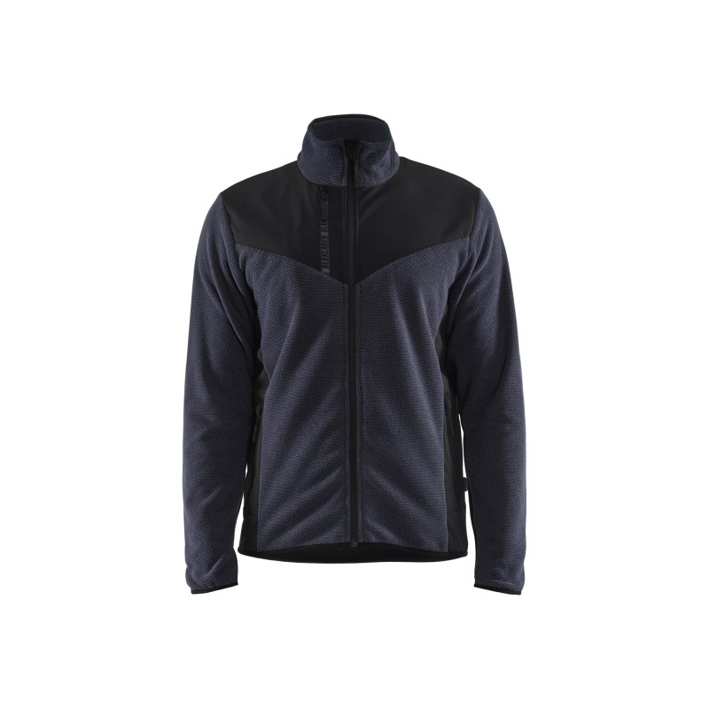 Gebreid vest met softshell