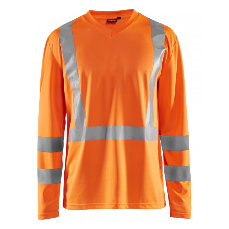 UV-T-shirt lange mouw High Vis