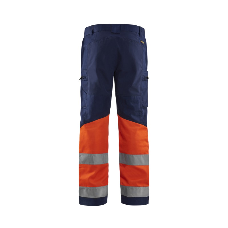 Werkbroek met stretch High Vis