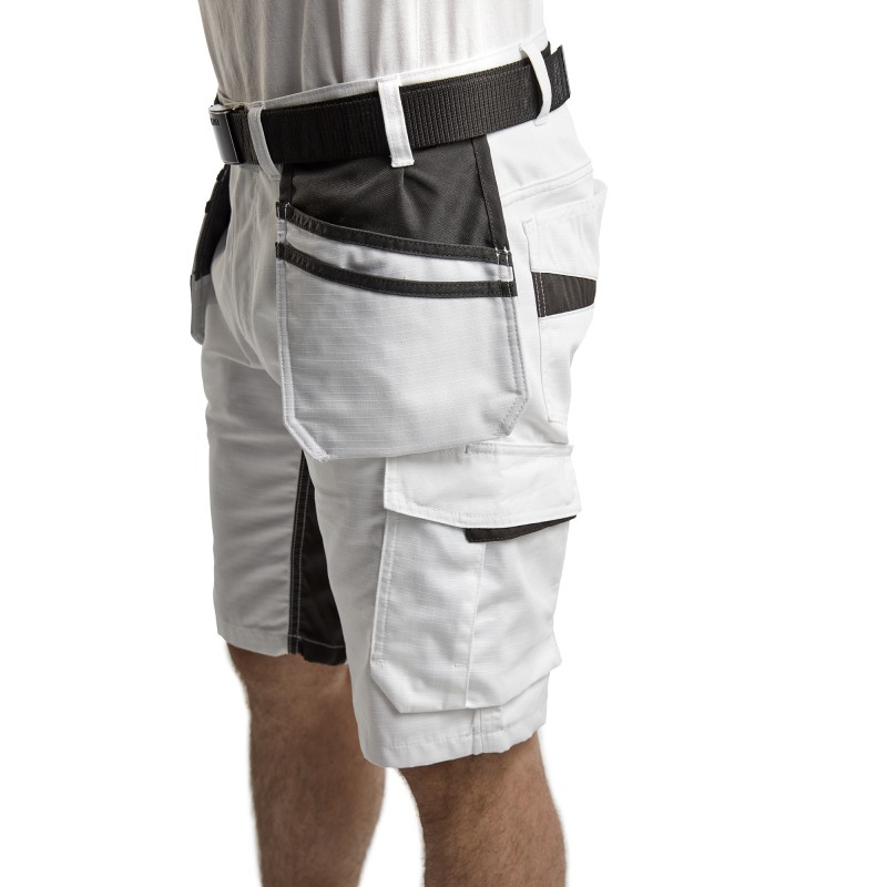 Schildersshort met stretch