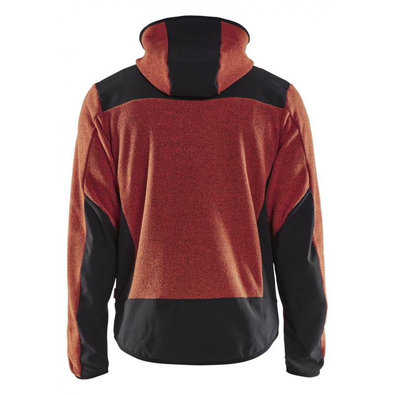 Gebreid jack met softshell